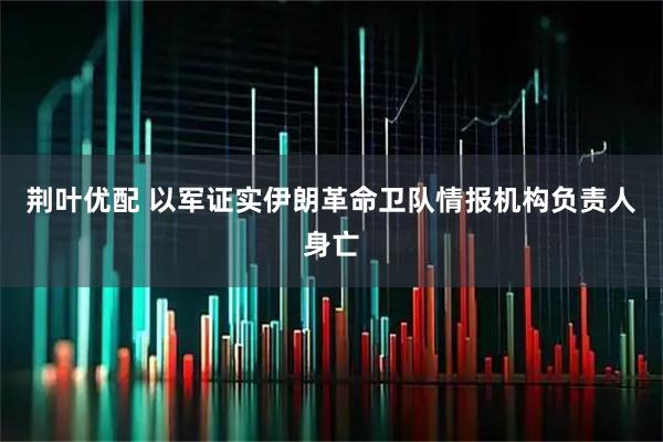荆叶优配 以军证实伊朗革命卫队情报机构负责人身亡
