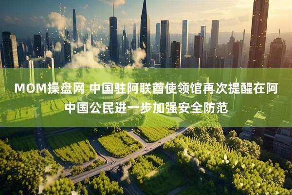 MOM操盘网 中国驻阿联酋使领馆再次提醒在阿中国公民进一步加强安全防范